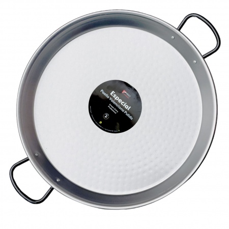 55cm  Heavy Duty Polished Steel Paella Pan